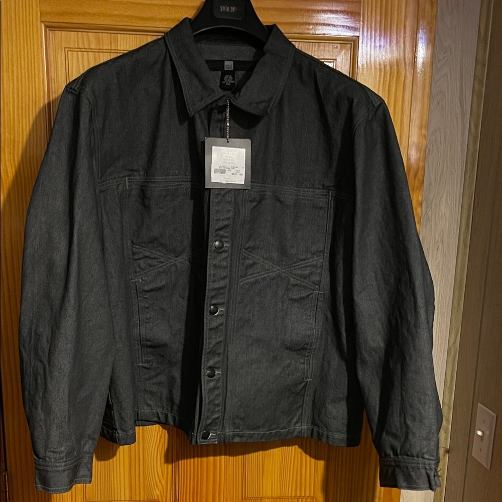 Men's Black Denim Jacket